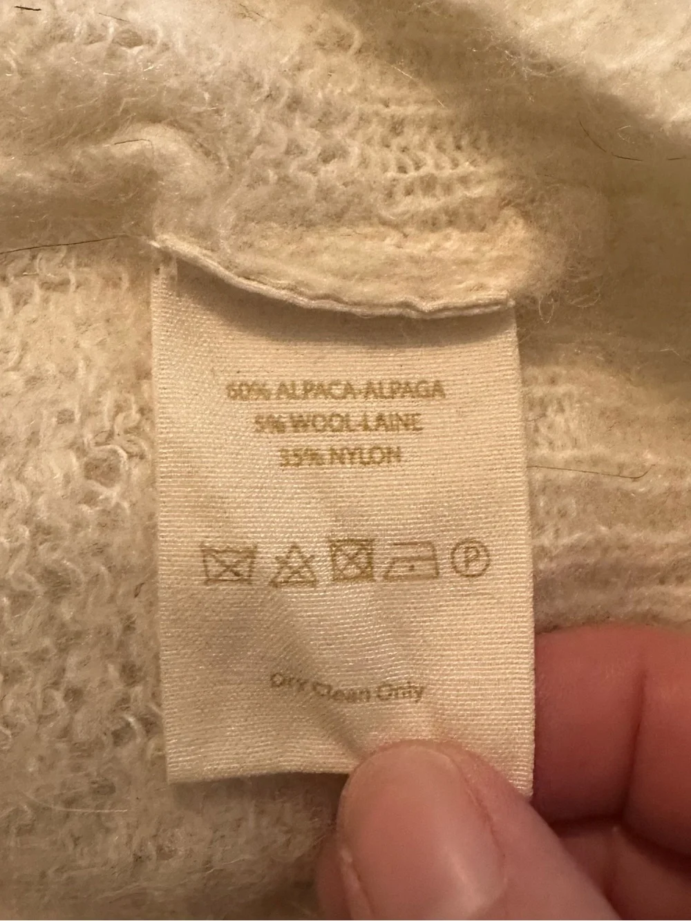 Free People Alpaca Blend Cropped Sweater Size S